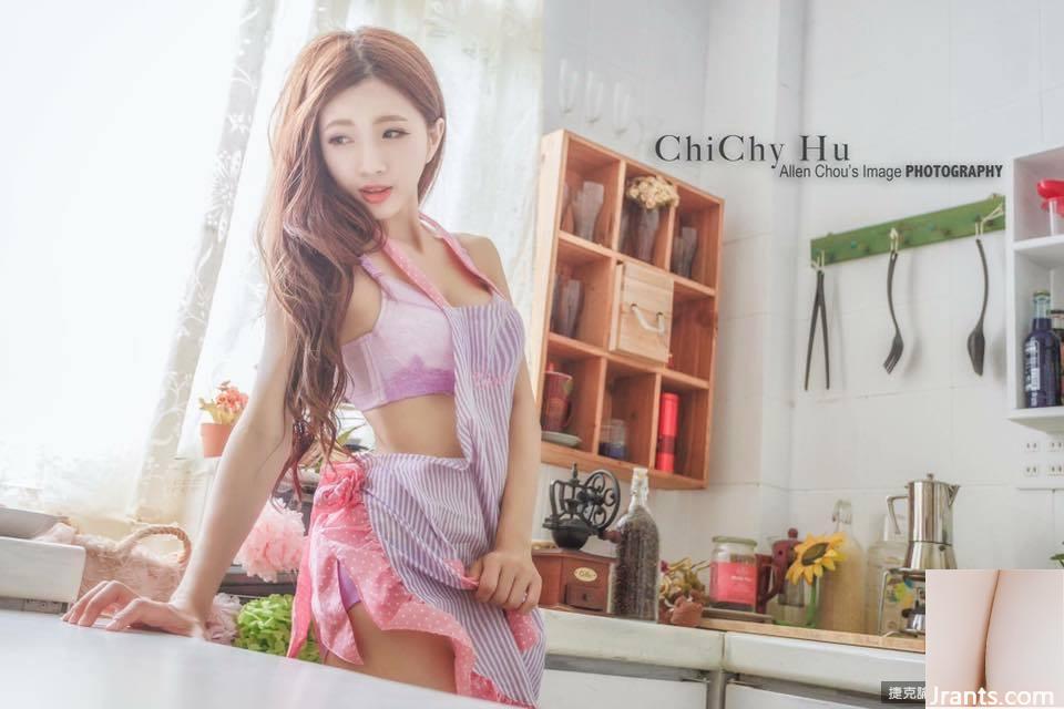 Hot girl 30D ~Hu Qi (Qiqi)~nội y gợi cảm, tất đen, cực kỳ cám dỗ (40P) - Ảnh 3