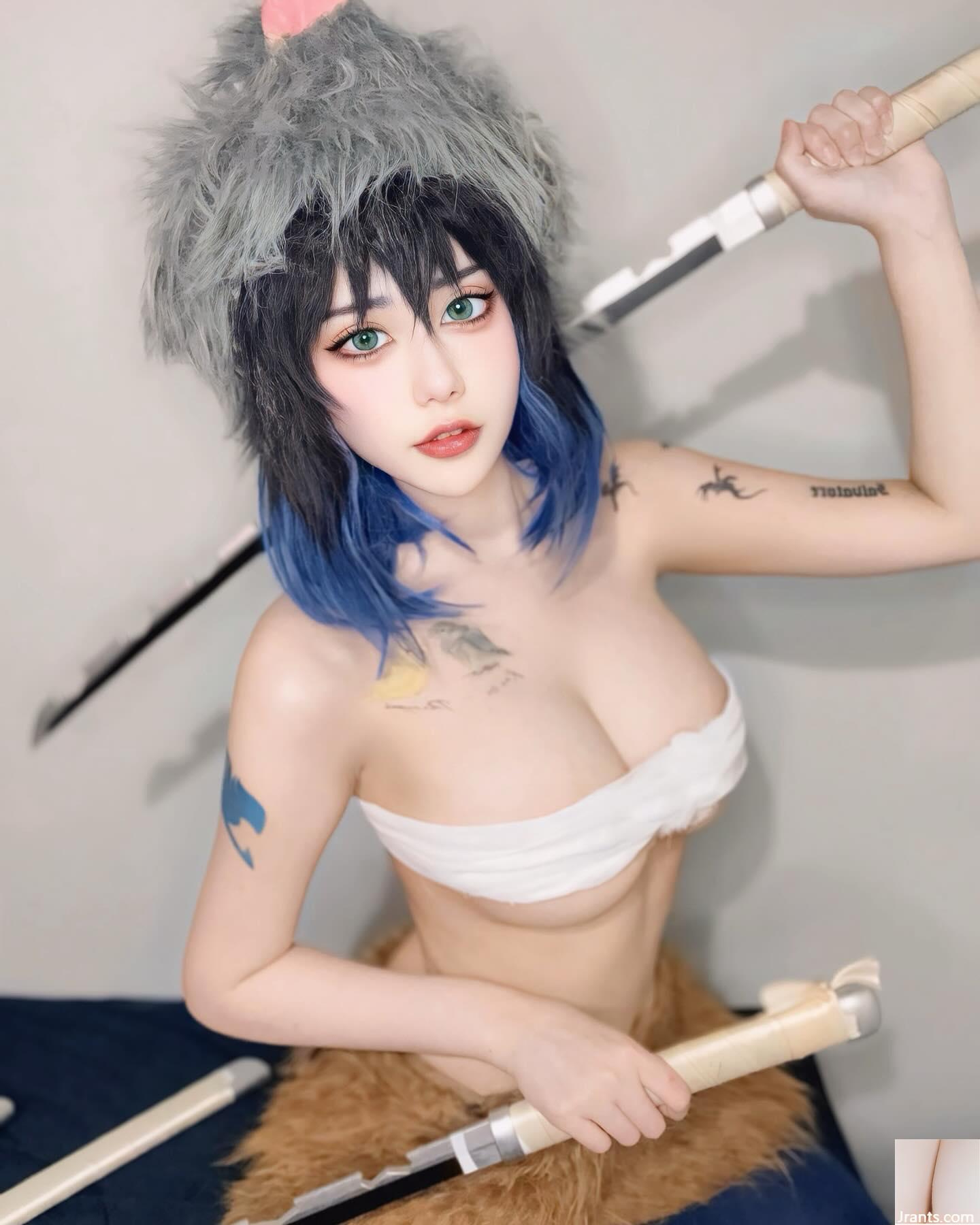 Cô gái xinh đẹp ngọt ngào “Wang chi erh” có rãnh sâu gợi cảm khiến người ta không thể chịu nổi bộ ngực đẹp ác độc của cô (19P) - Ảnh 11