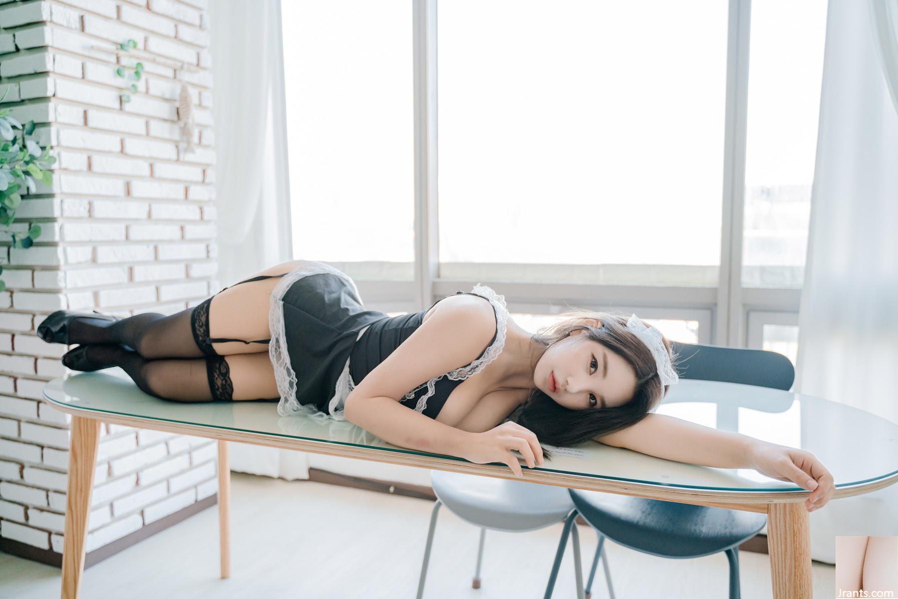 (Zzyuri) Cô gái Hàn Quốc có làn da trắng mịn toàn thân và vòng một quyến rũ (39P) - Ảnh 33