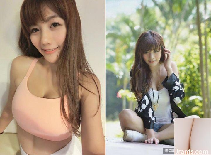 Người yêu gợi cảm 34D ~ Chen Wei ~ selfie bộ ngực căng tròn trong bộ bikini màu xanh (37P) - Ảnh 26