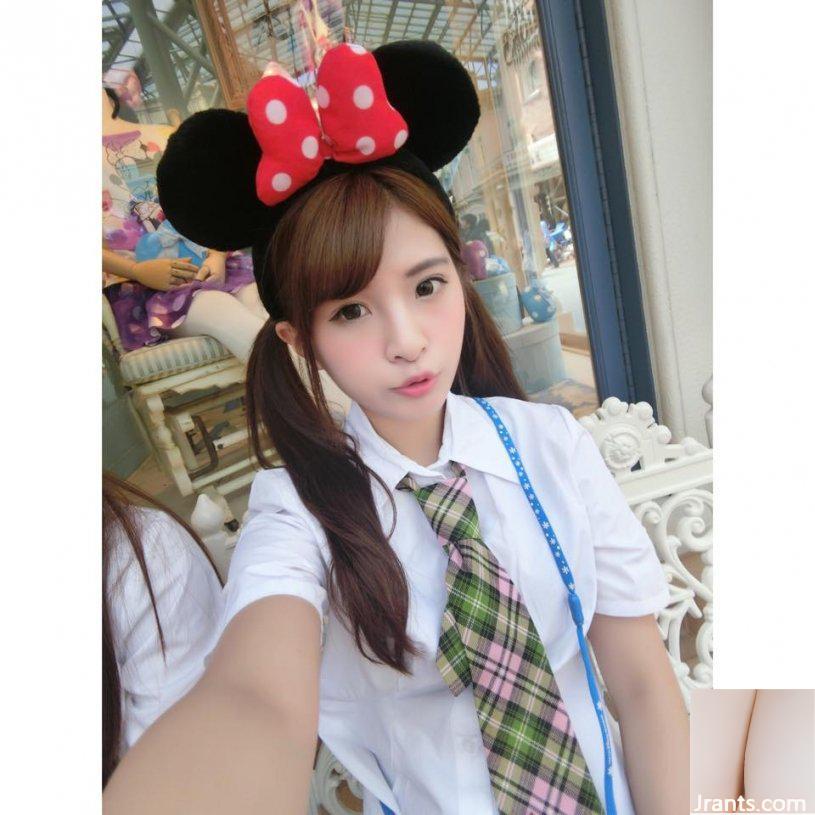 Cô gái tốt nghiệp trường trung học dạy nghề 32D Zhuang Jing ~ Rui Rui (Alice Lee) ~ vừa đứng dậy và chụp ảnh tự sướng với cặp kính trên cơ thể khoét sâu khoe bóng nóng bỏng (51P) - Ảnh 38