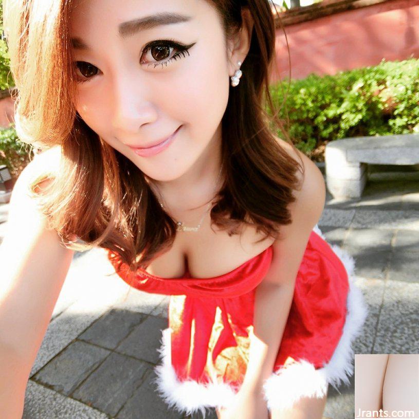 Bộ ngực 32D Madou ~ Xiaoqing Laura Ku ~ Chỉ mặc đồ lót gợi cảm bên trong chiếc túi đeo rỗng, để lộ quả bóng đầy đặn của cô ấy (73P) - Ảnh 11