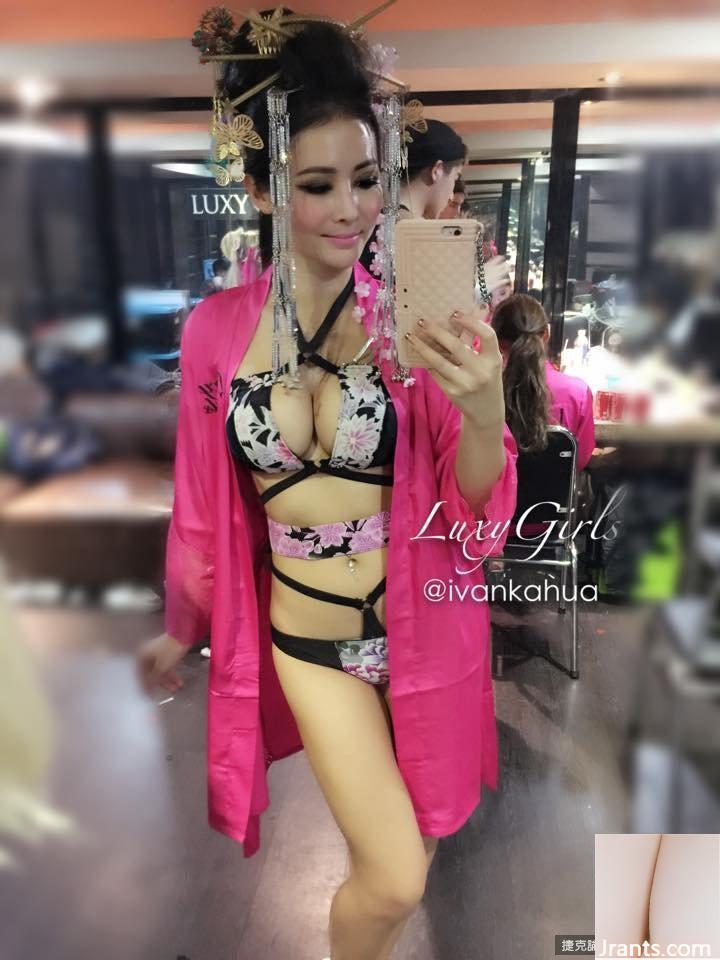 Các vũ công nóng bỏng của LuxyGirls~Yunyun~Thay bộ bikini bắt mắt trên bãi biển, mông siêu săn chắc và ngực săn chắc (25P) - Ảnh 4