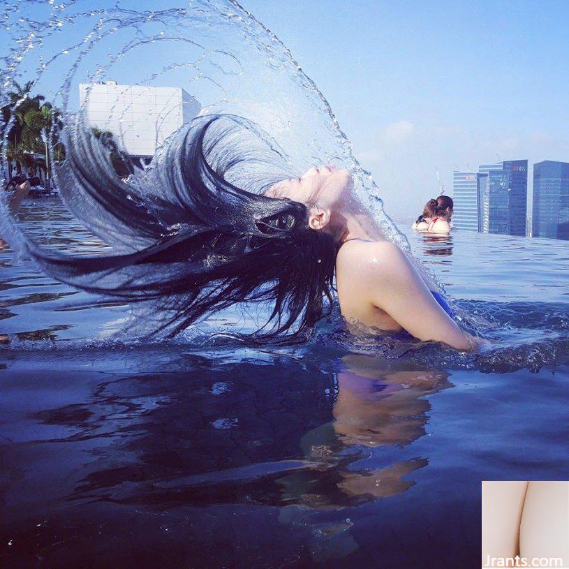 Sự giải phóng mỏ neo E-cup ~ Song Yanmin ~ Lộ diện độc đoán trong bộ bikini (41P) - Ảnh 15