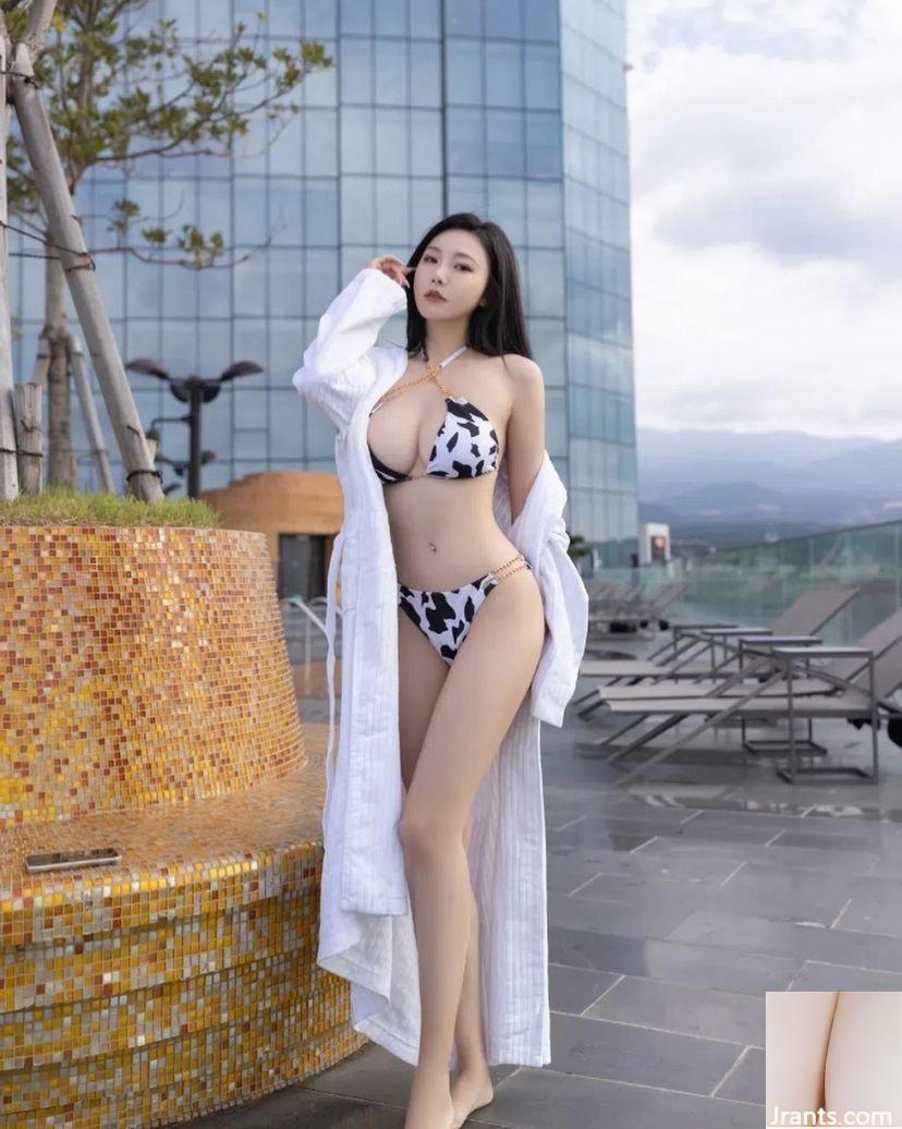 Em gái người mẫu hoàng gia “An Ran”, bộ bikini bò của tôi có dễ thương không? (16P) - Ảnh 16