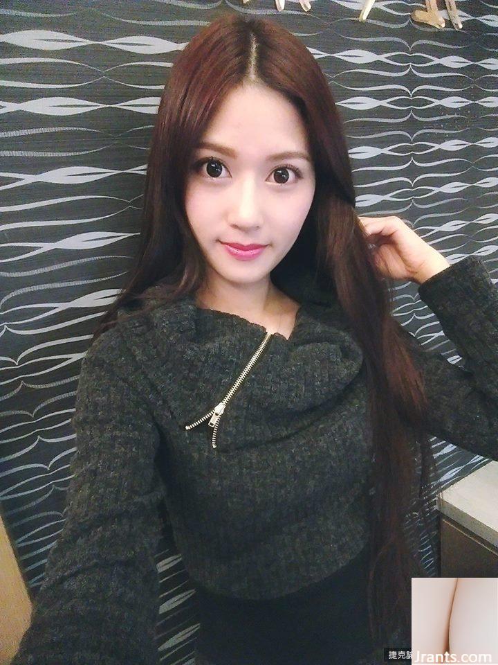 Ngực 32D, ngực và chân đẹp Tiancai ~ Xu Huiling ~ Ảnh selfie cắt thấp trên xe với đường sự nghiệp dài bắt mắt (50P+Facebook) (57P) - Ảnh 3