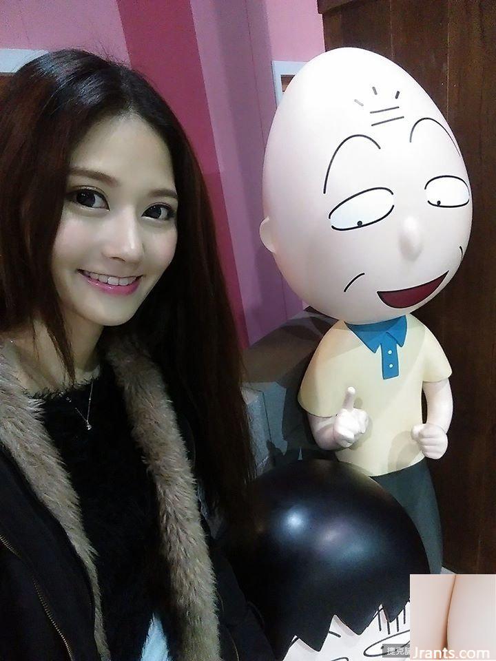 Ngực 32D, ngực và chân đẹp Tiancai ~ Xu Huiling ~ Ảnh selfie cắt thấp trên xe với đường sự nghiệp dài bắt mắt (50P+Facebook) (57P) - Ảnh 39