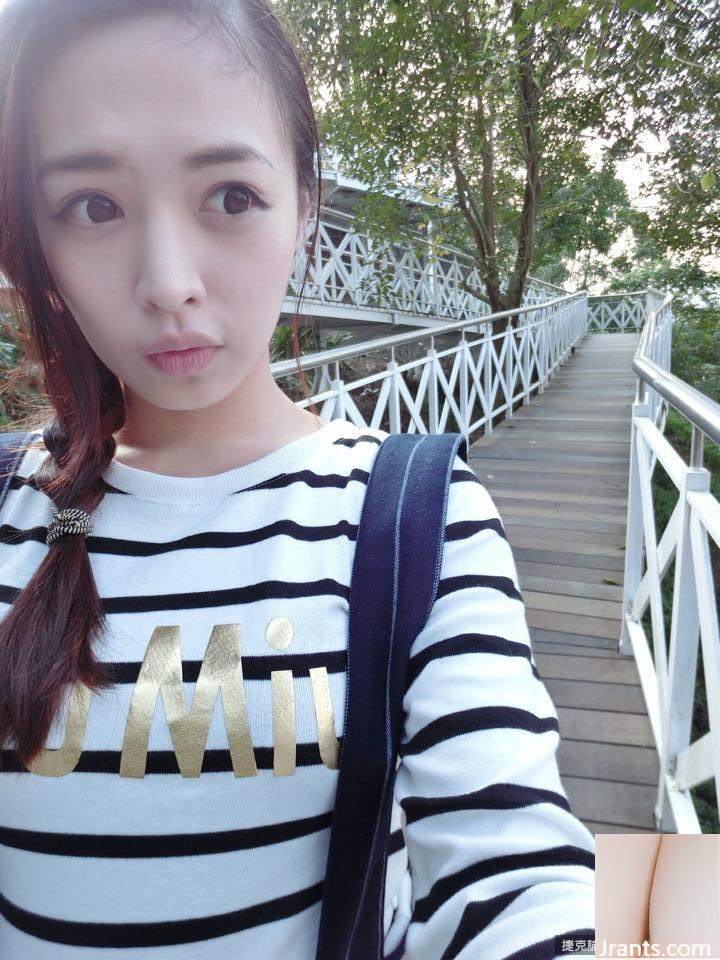 Cô gái xinh đẹp ~ Cô gái Lina thạch ~ Chụp ảnh tự sướng trong bộ bikini màu hồng, đôi chân trắng nõn xinh đẹp lộ đúng vị trí (16P) - Ảnh 7