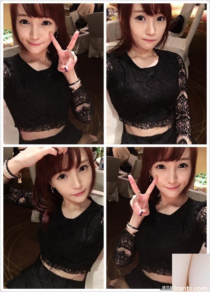 Cô gái gợi cảm với cúp D và đôi mắt điện ~Sanny Wang ~ chụp ảnh tự sướng trong hộp đêm mặc áo khoác và bạn có thể nhìn thấy một con mương sâu ở giữa (26P) - Ảnh 3