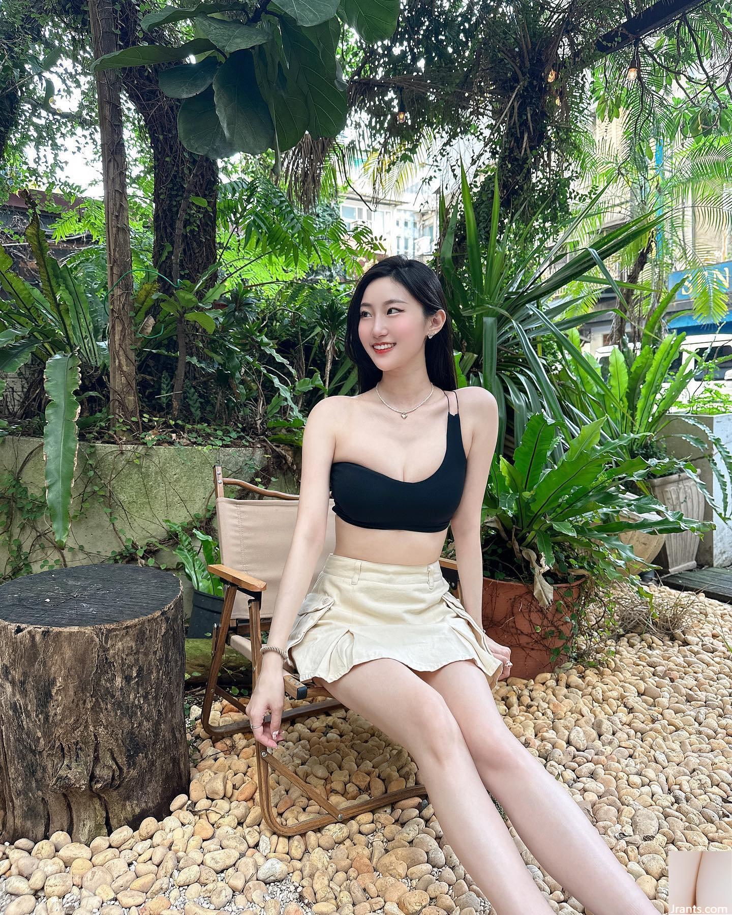 Vẻ đẹp thanh lịch của yêu tinh thế giới loài người “verakaooo” nghiêng đầu đáng yêu (12P) - Ảnh 6