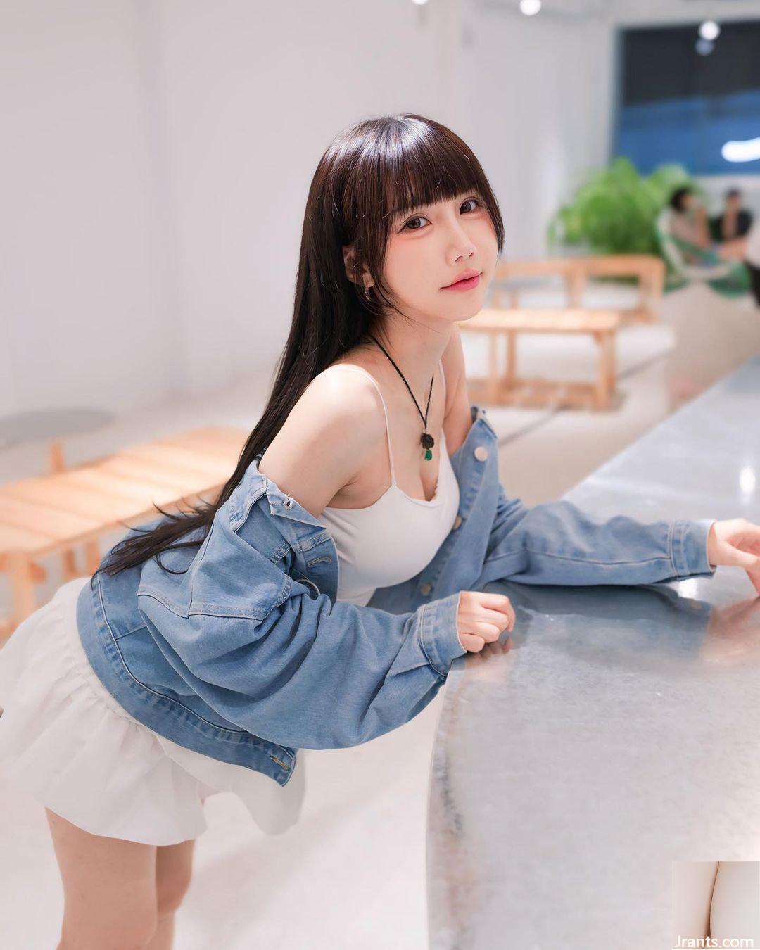 “Qiao Qiaoer QQE” vừa thuần khiết vừa gợi cảm. Hình dáng đôi bóng tròn, đầy đặn và nổi bật (10P) - Ảnh 5