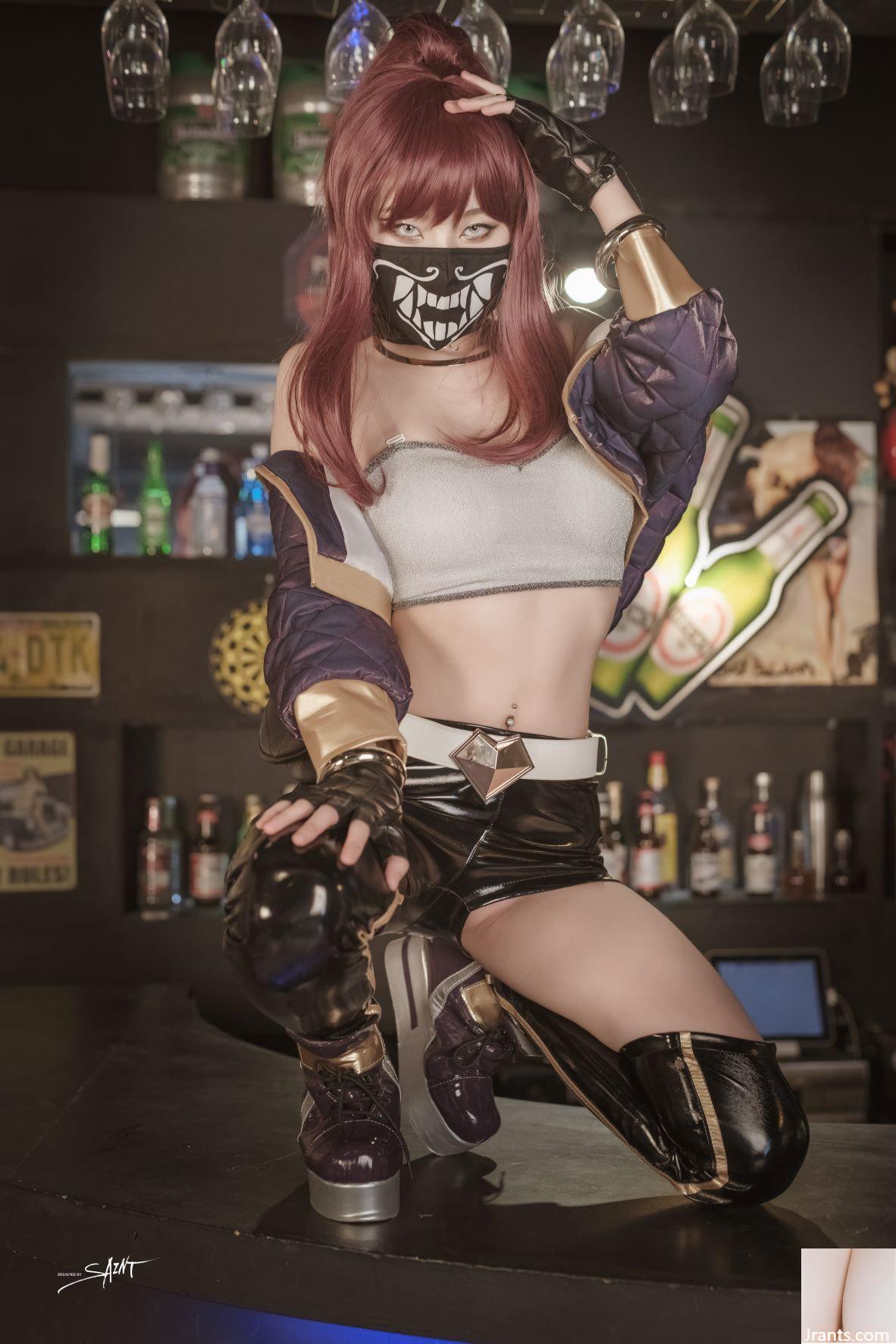 (Thánh Photolife) Yuna's cos vol.04 – KDA Akali & Nier Automata 2B (64P) - Ảnh 15