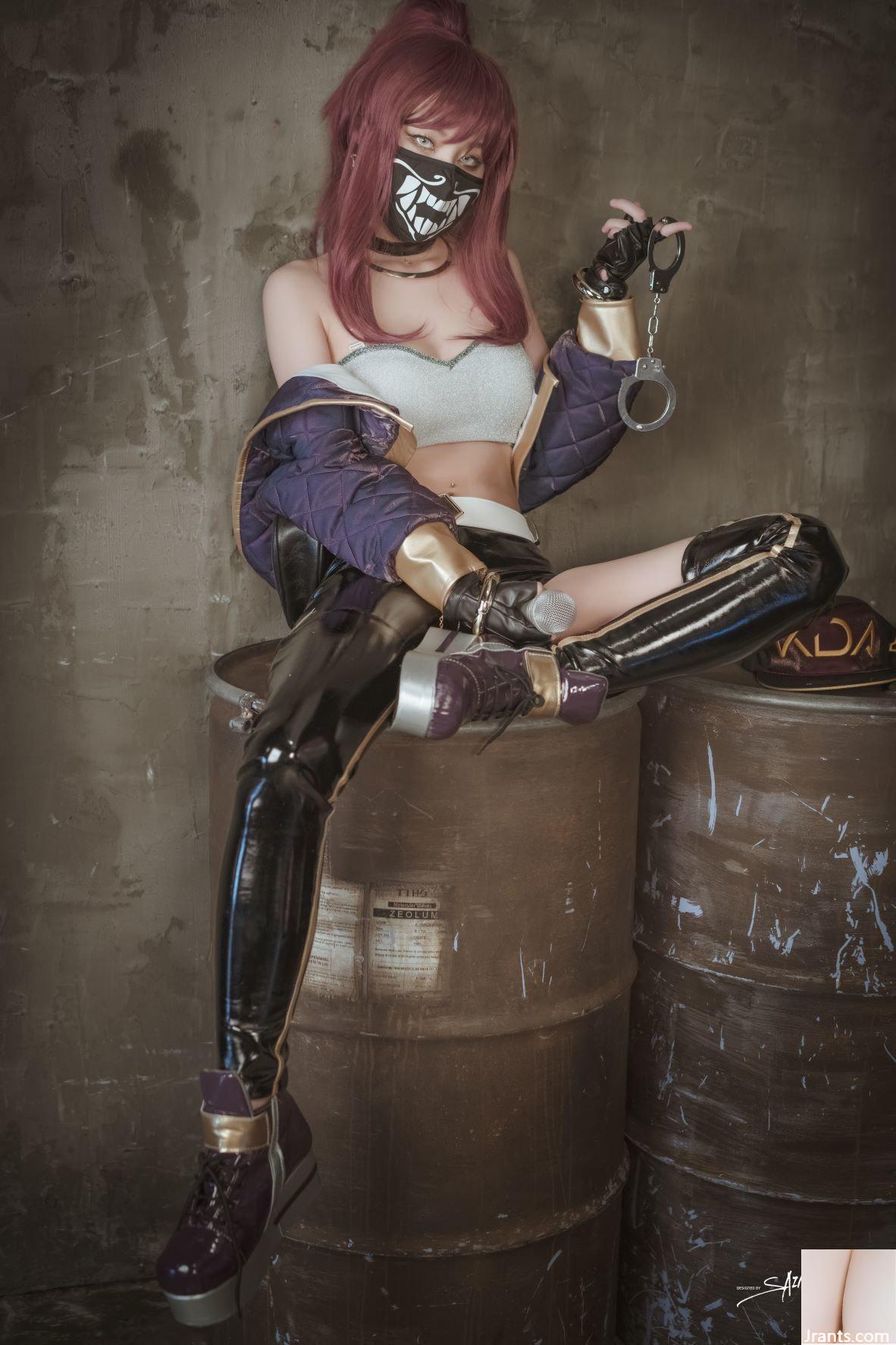 (Thánh Photolife) Yuna's cos vol.04 – KDA Akali & Nier Automata 2B (64P) - Ảnh 21