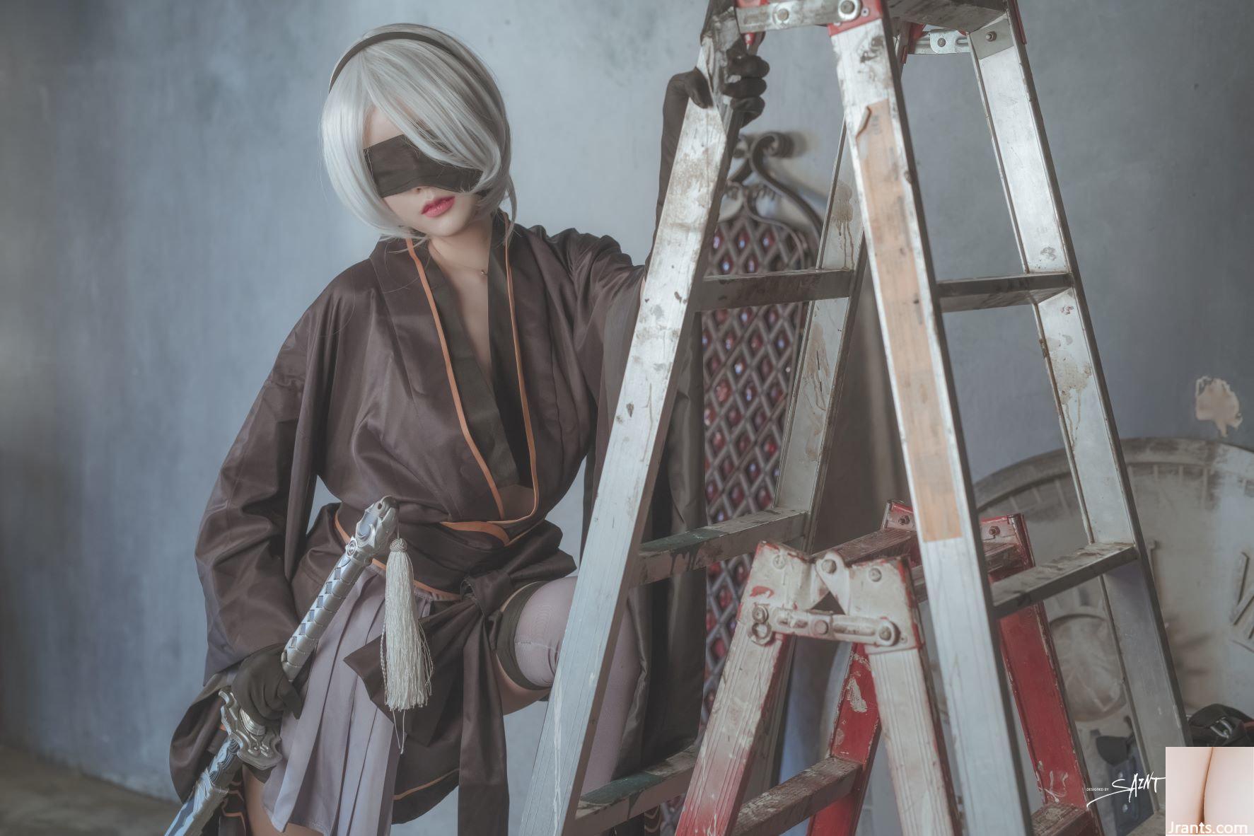 (Thánh Photolife) Yuna's cos vol.04 – KDA Akali & Nier Automata 2B (64P) - Ảnh 43