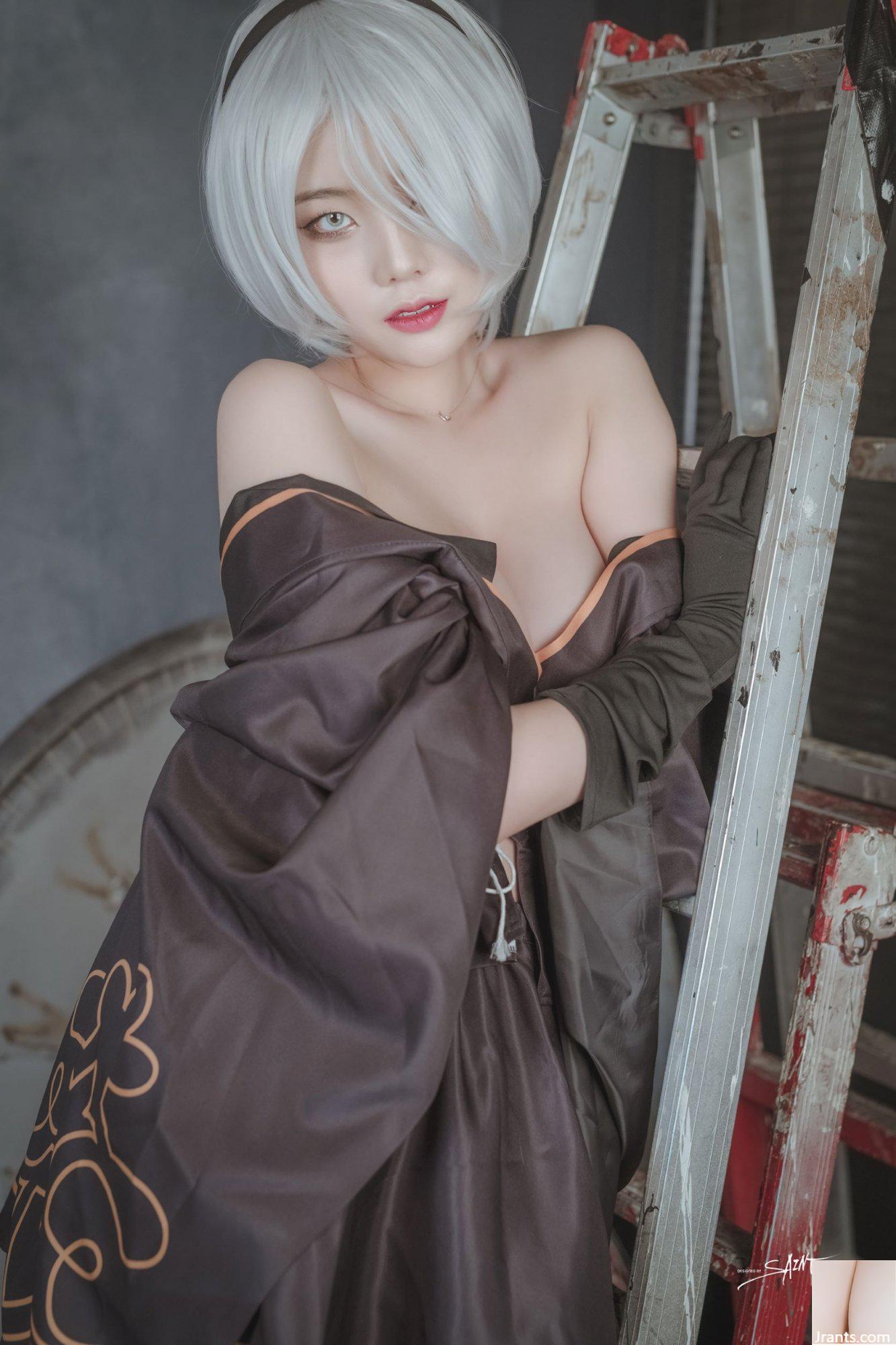 (Thánh Photolife) Yuna's cos vol.04 – KDA Akali & Nier Automata 2B (64P) - Ảnh 47