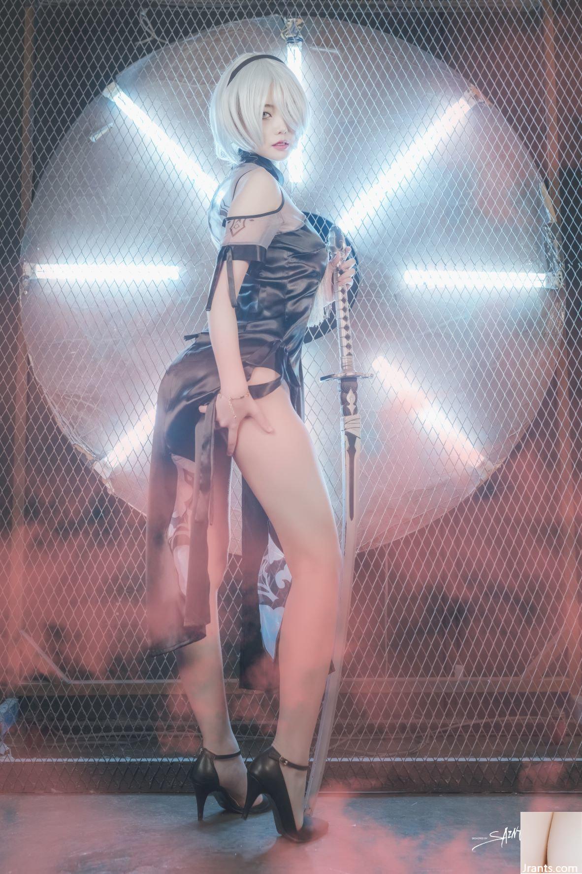 (Thánh Photolife) Yuna's cos vol.04 – KDA Akali & Nier Automata 2B (64P) - Ảnh 53