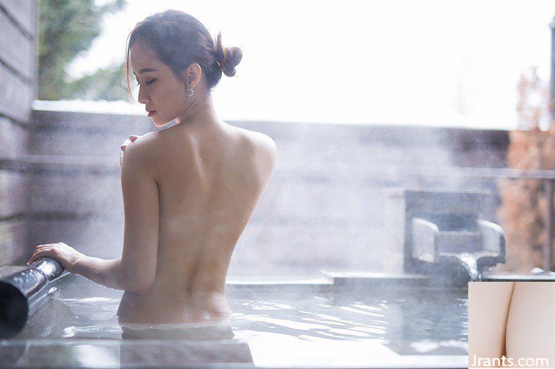 Vớ đen OL Maobao suối nước nóng thân hình ướt át, ngực khủng và đôi chân đẹp sẽ mê hoặc bạn (42P) - Ảnh 39