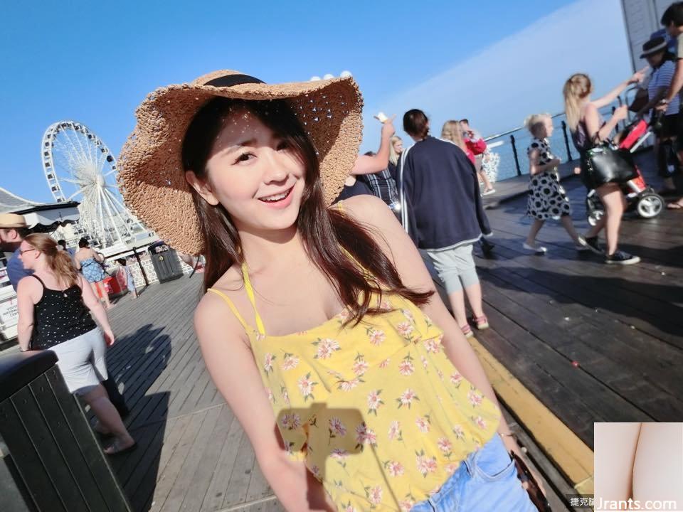 Một cô gái xinh đẹp với bộ ngực 34E ~ Quanquan (Guo Yanling) ~ Mặc bikini ngâm mình trong suối nước nóng và uống rượu trong khách sạn Iceland (? Siêu thoải mái (38P) - Ảnh 27