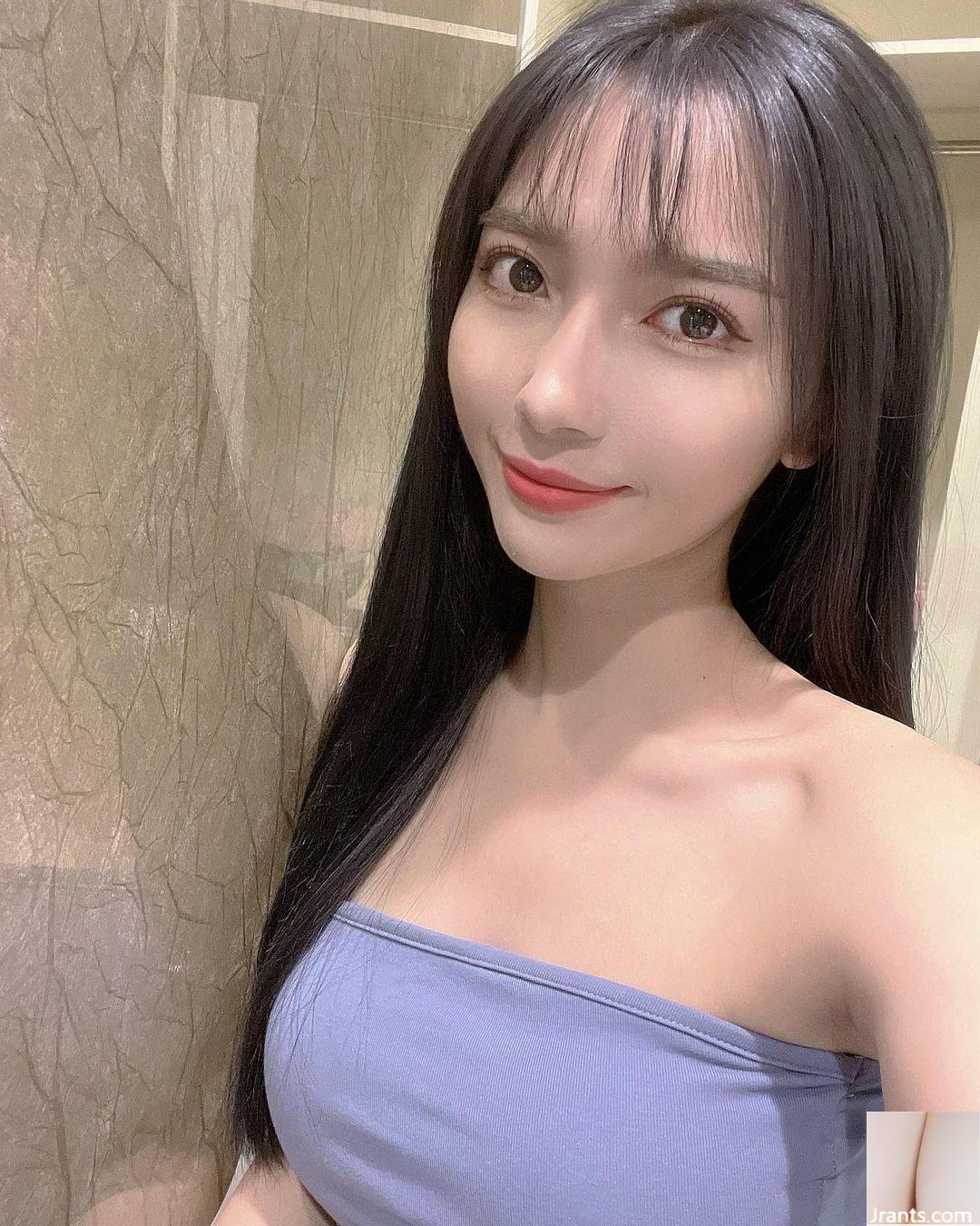 Bộ ngực tròn trịa xinh đẹp của cô gái xinh đẹp “Lin Shan” được tung ra và người hâm mộ có thể mãn nhãn với họ (10P) - Ảnh 10