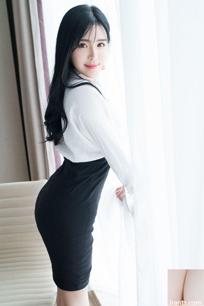 Bộ trang phục CV gợi cảm của nữ thư ký nơi làm việc Liu Yuer thật quyến rũ và mê hoặc (50P) - Ảnh 20