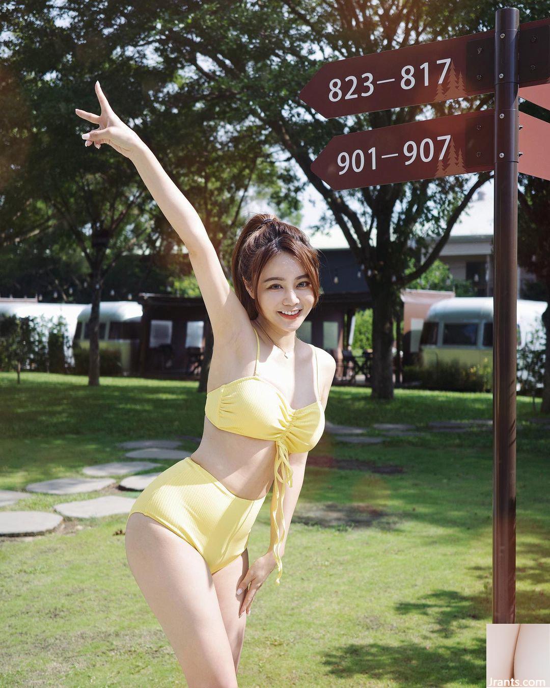 Nữ thần hôi hám “Sun Huitong Candy” hiện ra lờ mờ, dáng người và sóng ngực sắp tới không chịu nổi (10P) - Ảnh 3