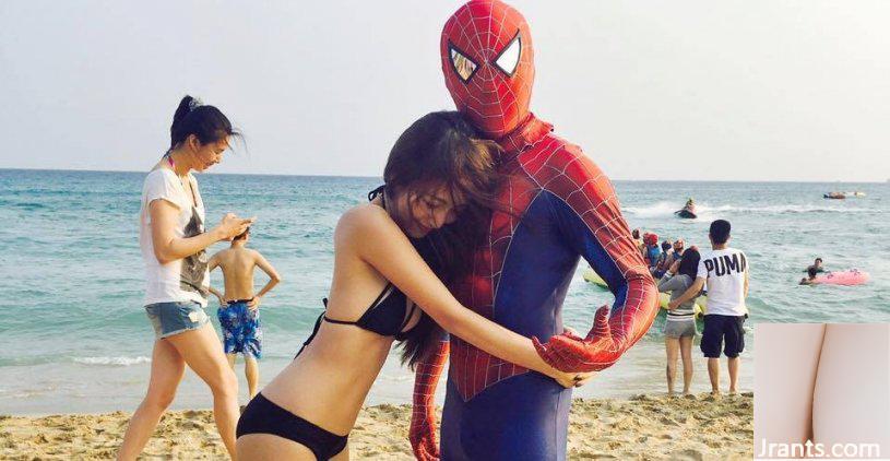 Cô gái nóng bỏng và quyến rũ 32C với đôi chân đẹp ~ Gong Yingxuan ~ Ảnh selfie ngực khủng trong bộ bikini đen khiến bãi biển đẹp tức thì (38P) - Ảnh 6