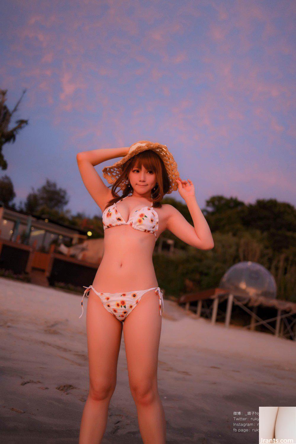 (Nyako) Bikini hướng dương (66P) - Ảnh 15