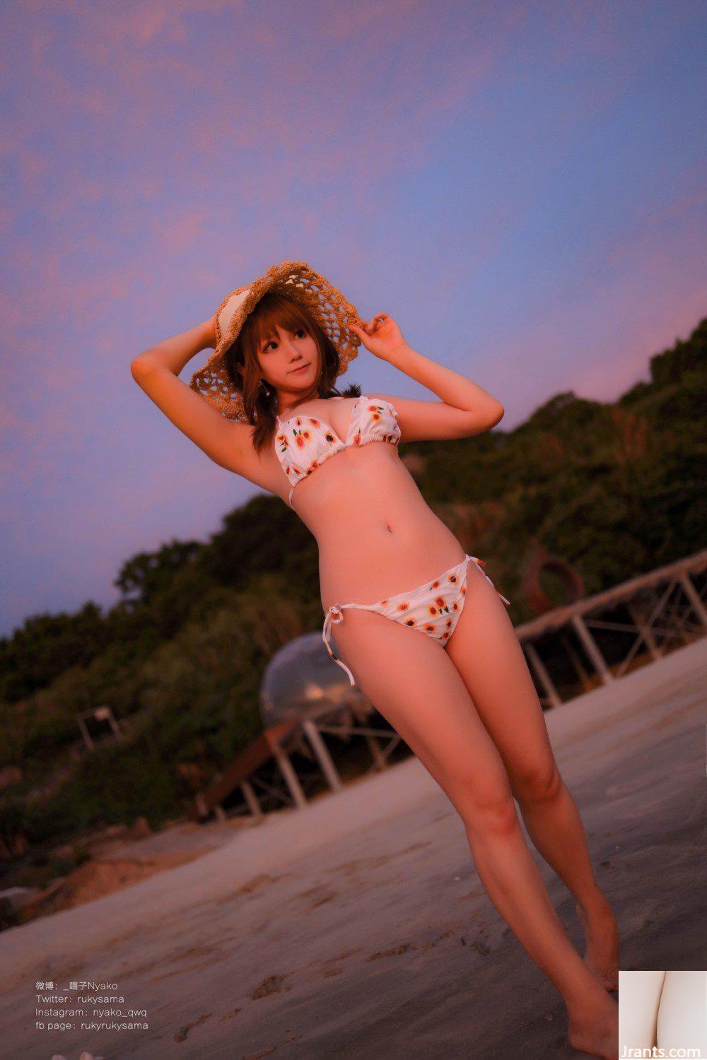 (Nyako) Bikini hướng dương (66P) - Ảnh 17