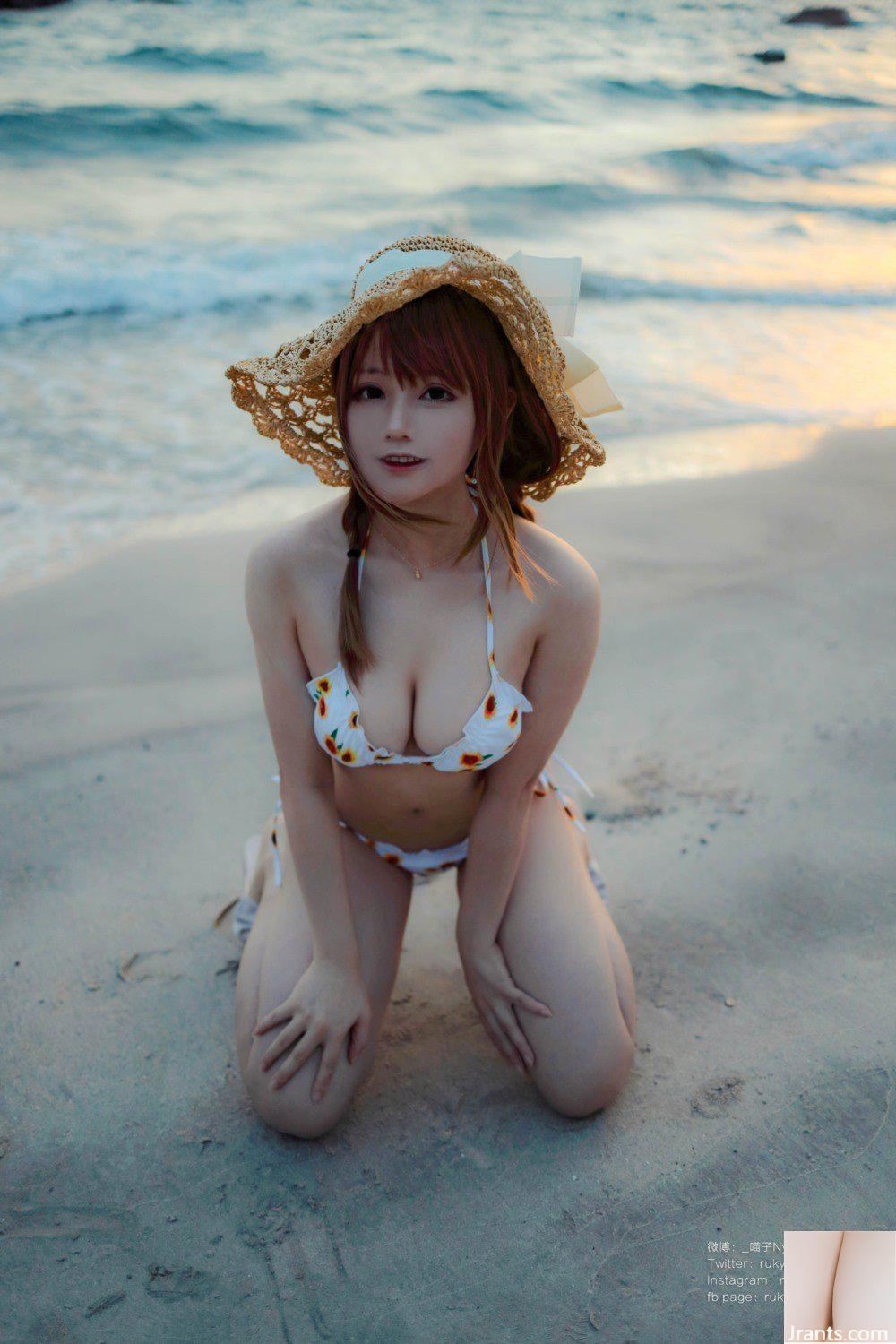 (Nyako) Bikini hướng dương (66P) - Ảnh 48