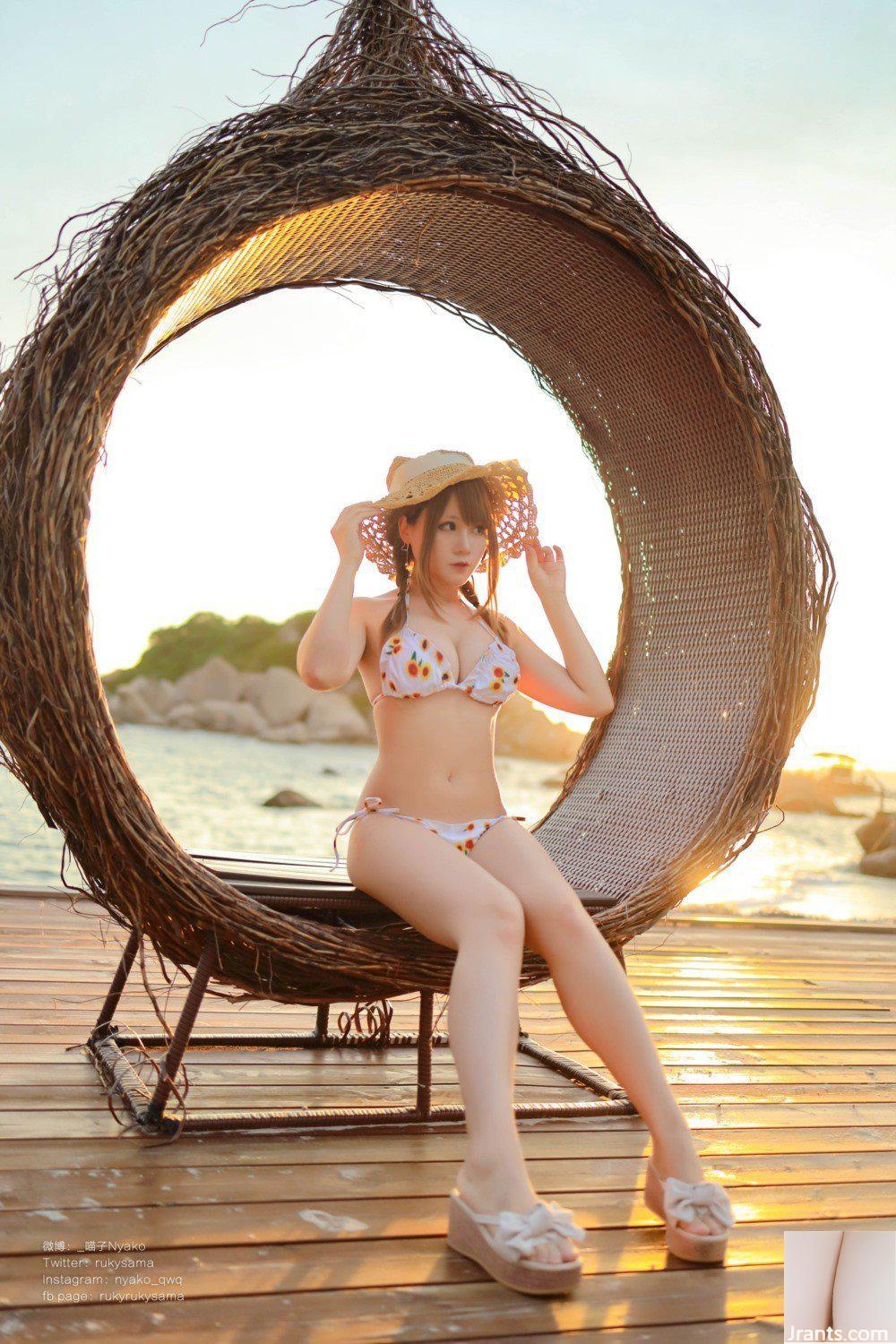 (Nyako) Bikini hướng dương (66P) - Ảnh 62