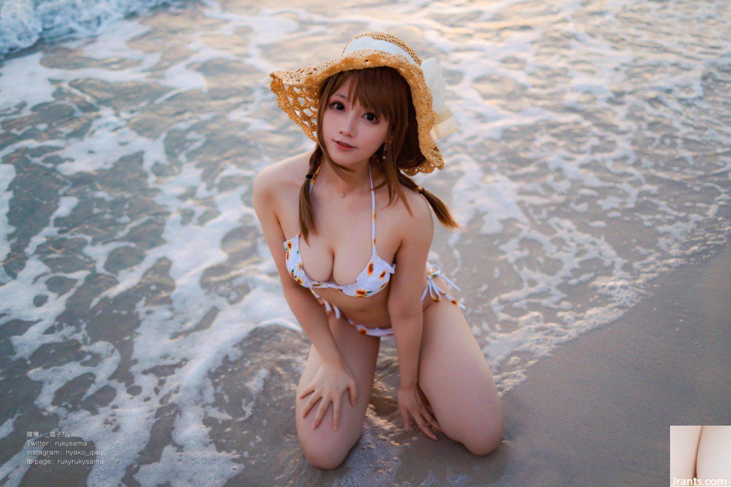 (Nyako) Bikini hướng dương (66P) - Ảnh 65