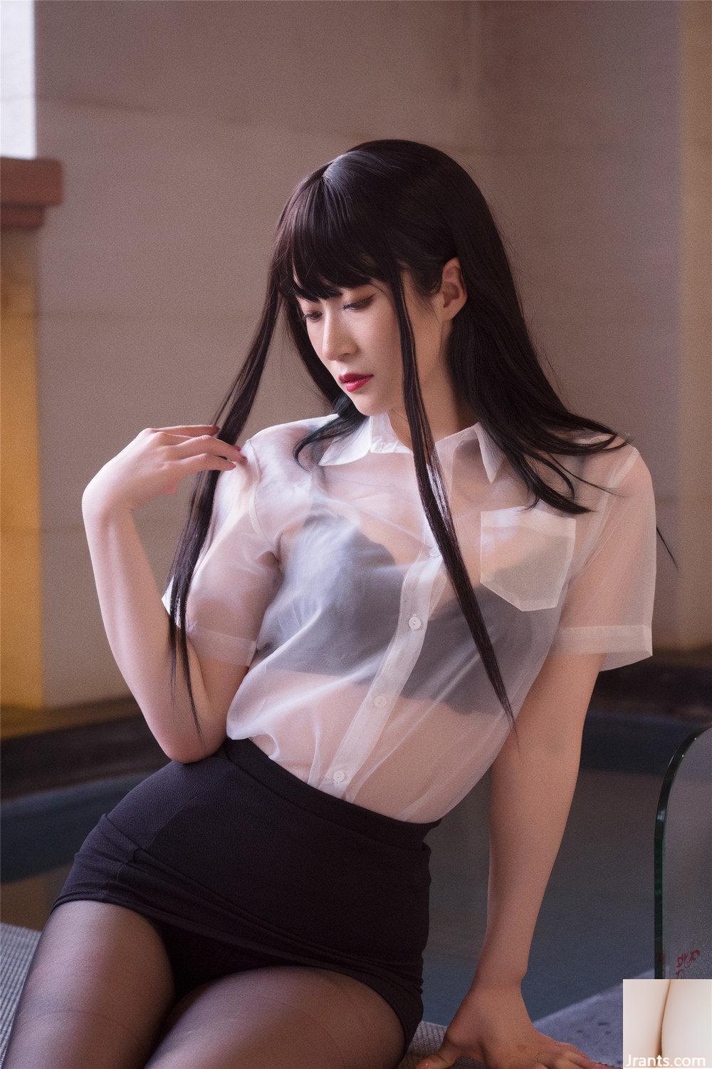 Silver 81x Shake Music “School Act” Quần tất trắng và tất đen quá hấp dẫn (60P) - Ảnh 12