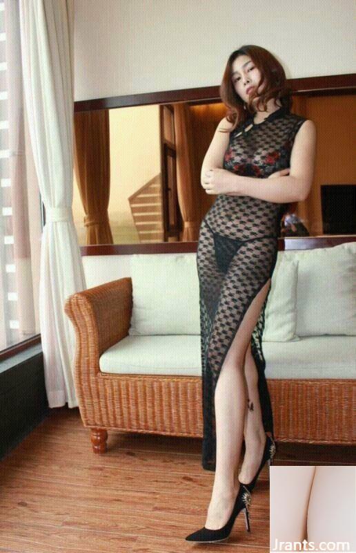 Bộ ngực lớn không khảm của Yan Panpan 25 bộ sưu tập 6, bên trong màu đen (70P) - Ảnh 38