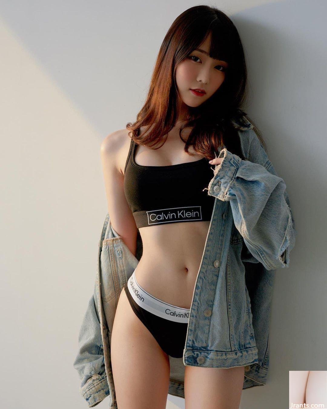 Bộ bikini màu cam dịu dàng và trắng trẻo của “Weiting Angela” gợi cảm đến mức khiến cô tức giận (10P) - Ảnh 7