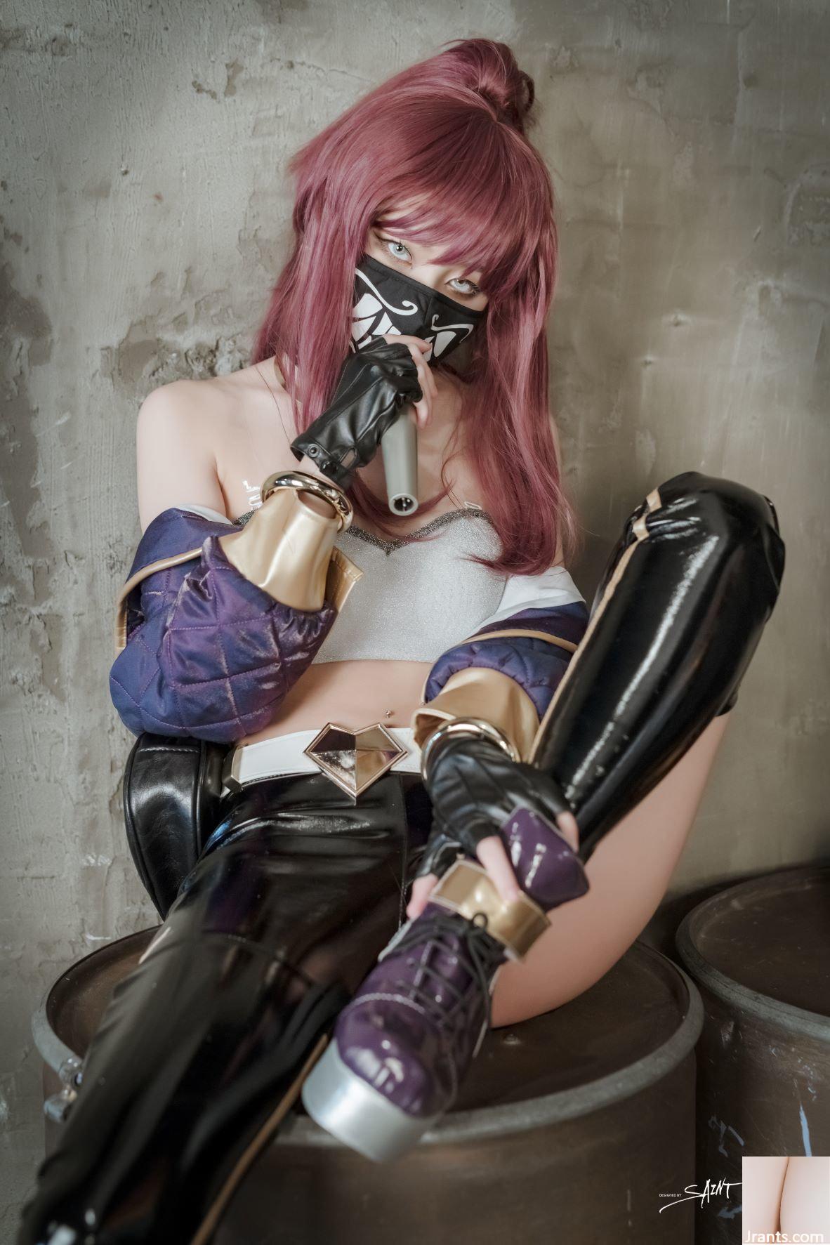 (Thánh Photolife) Yuna's cos vol.04 – KDA Akali & Nier Automata 2B (64P) - Ảnh 23