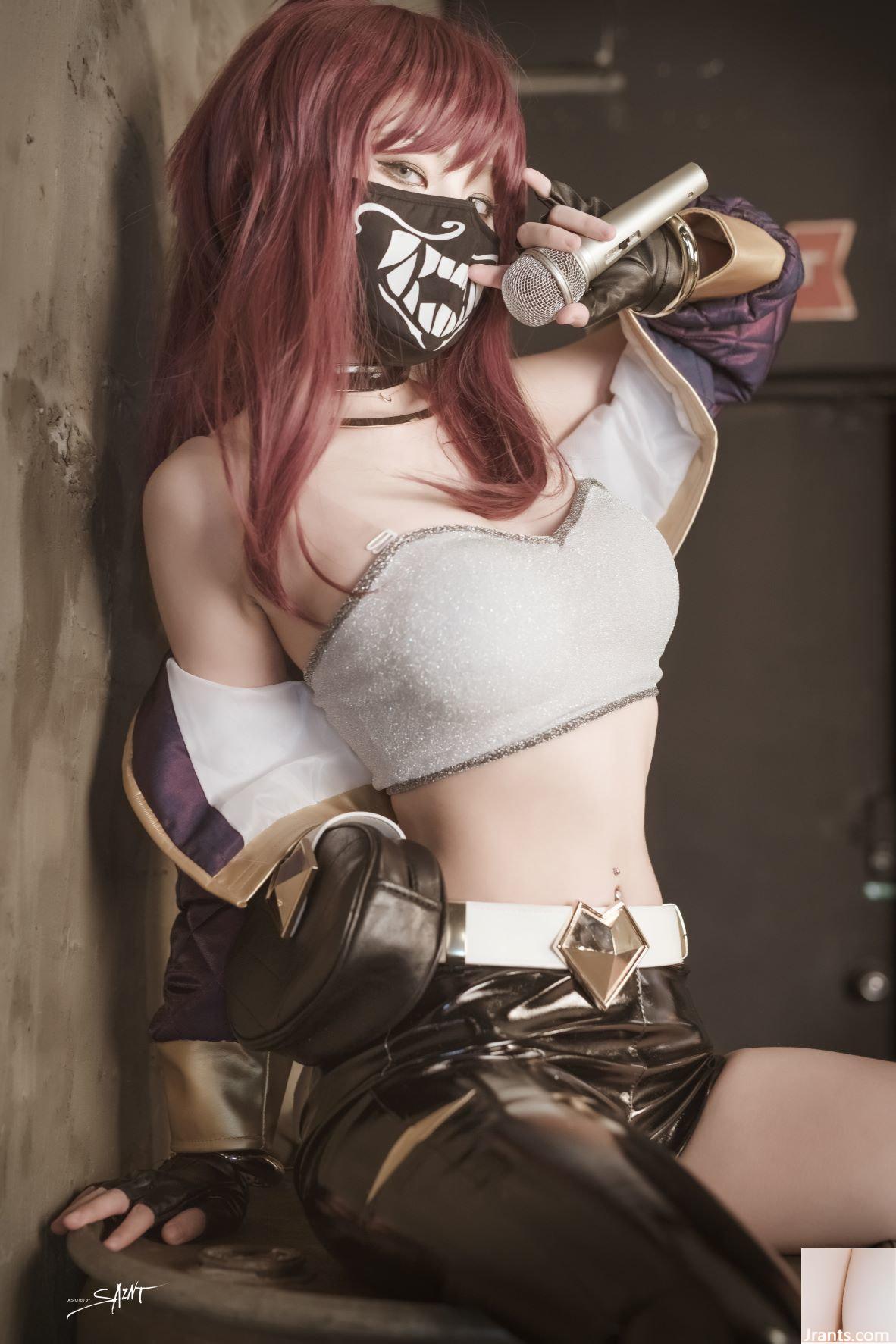 (Thánh Photolife) Yuna's cos vol.04 – KDA Akali & Nier Automata 2B (64P) - Ảnh 24