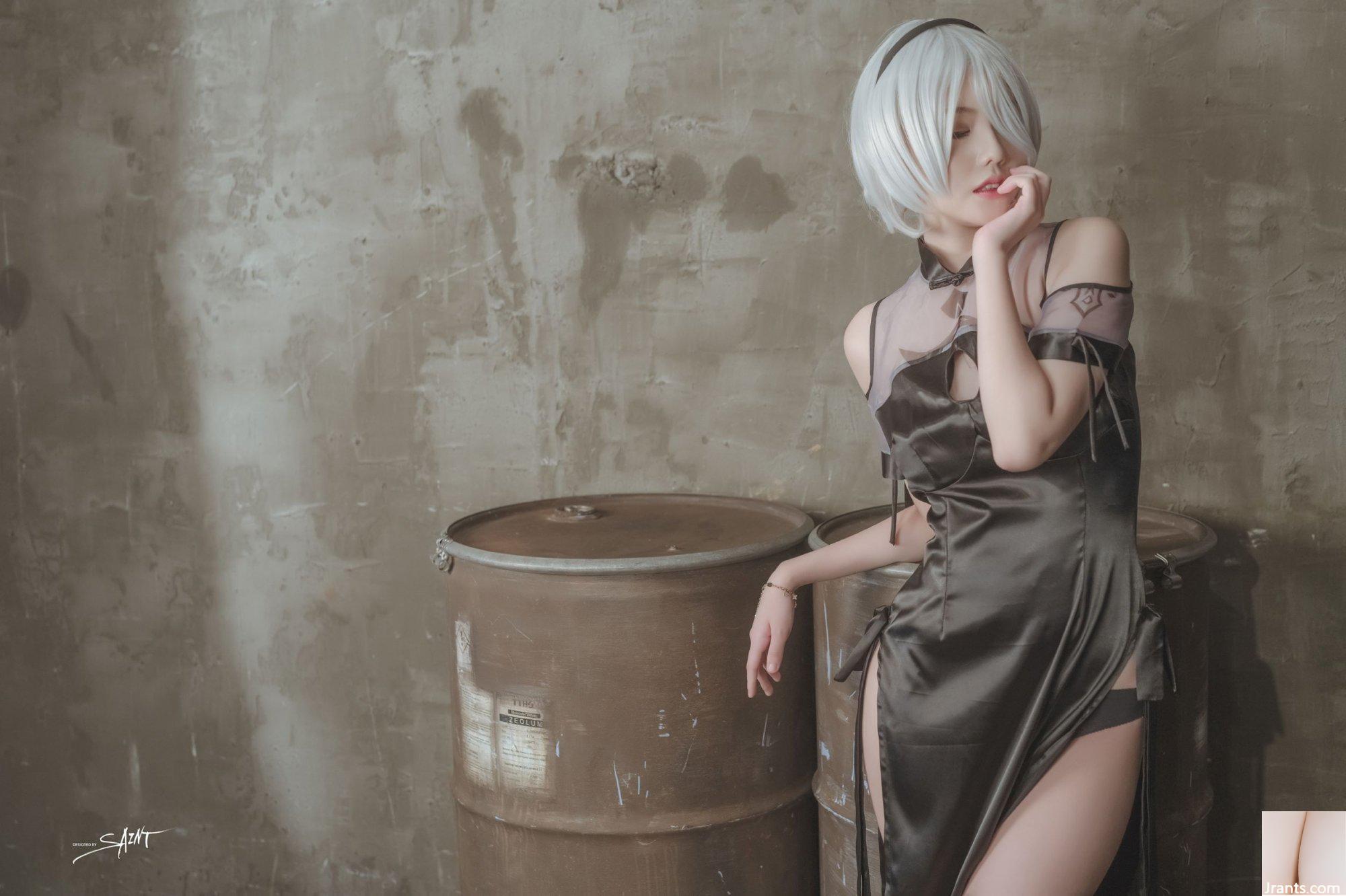 (Thánh Photolife) Yuna's cos vol.04 – KDA Akali & Nier Automata 2B (64P) - Ảnh 62