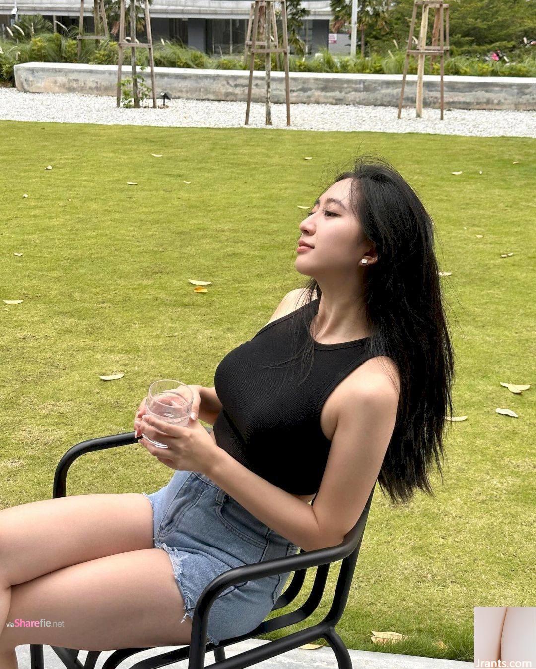 JV Chua, cô gái xinh đẹp đến từ Malaysia, có khuôn mặt ngọt ngào, đôi chân cao và đường cong dài, tỷ lệ hoàn hảo và rất quyến rũ - Ảnh 2