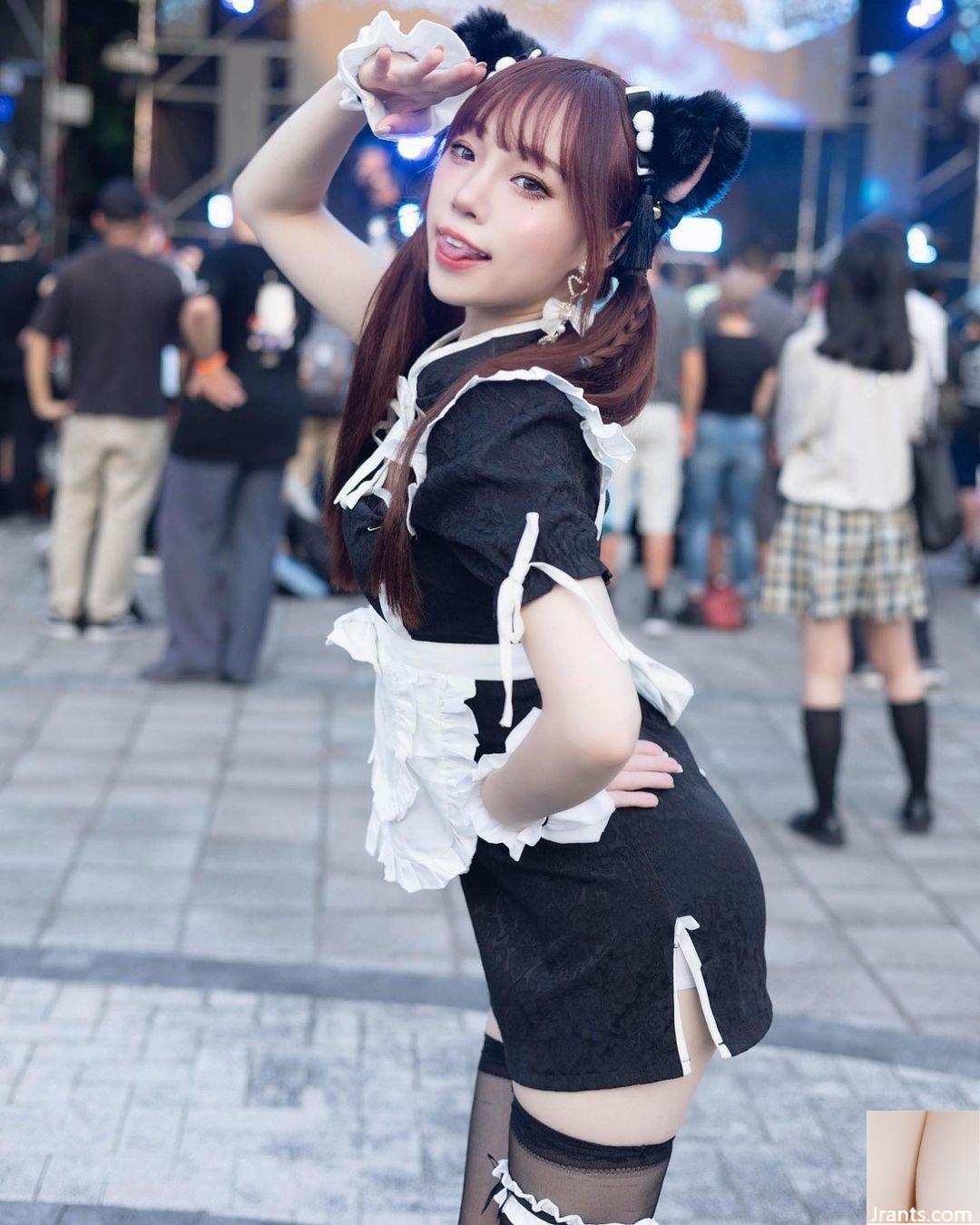 Diễn viên lồng tiếng Đài Loan “Doll” khoe đường cong gợi cảm và chảy nước dãi mũi! Rãnh sâu nóng đến mức bật ra ngoài (10P) - Ảnh 4