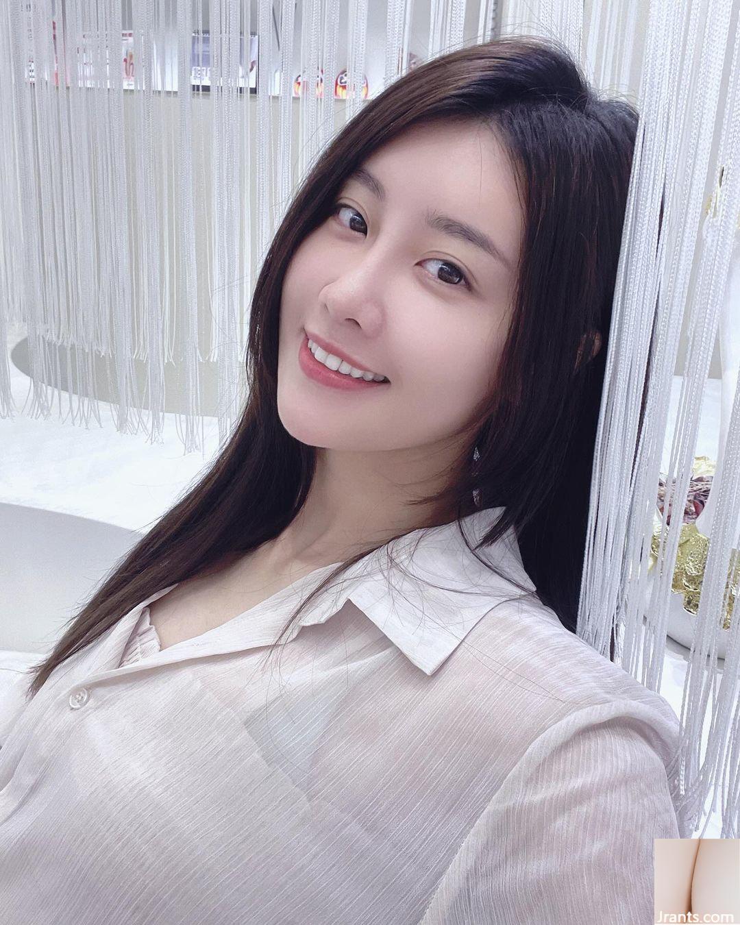 “Lin Zhenyi YUNA” có nụ cười ngọt ngào, quyến rũ và làn da trắng ngần có thể tan vỡ khi thổi (10P) - Ảnh 3