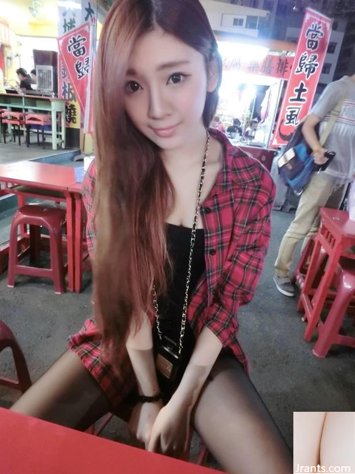 Hoa khôi quán burger Huang Guanjie là mỹ nhân phụ trợ phong cách Hàn Quốc - Ảnh 6