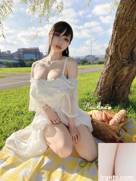 (Thu thập trực tuyến) Cô gái phúc lợi HaneAme “Dã ngoại mùa hè” Độc quyền VIP (49P) - Ảnh 19