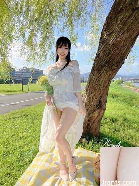 (Thu thập trực tuyến) Cô gái phúc lợi HaneAme “Dã ngoại mùa hè” Độc quyền VIP (49P) - Ảnh 41