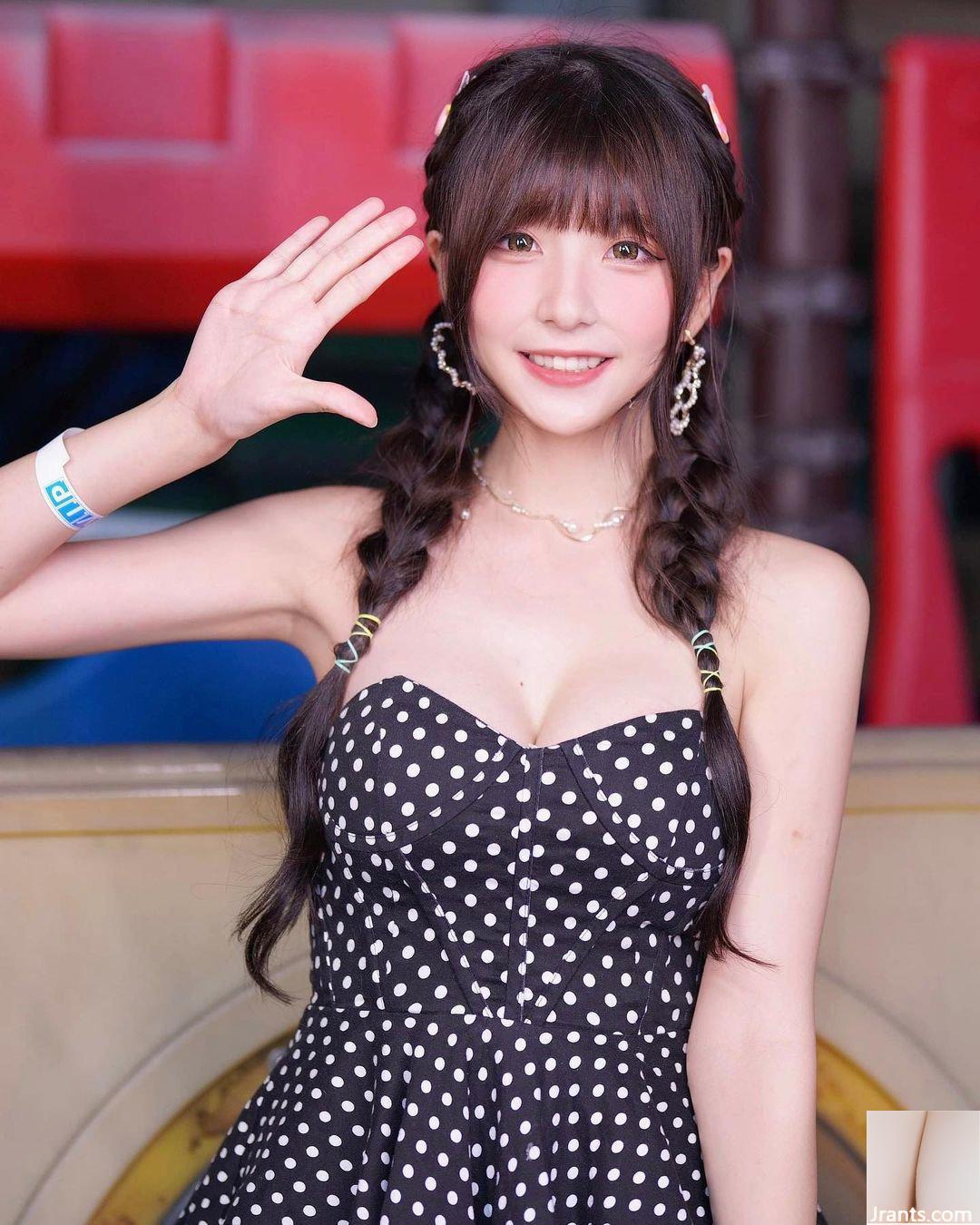 “Yanyan Little Hedgehog” thực sự có thân hình nóng bỏng với bộ ngực ẩn dưới vẻ ngoài ngọt ngào (10P) - Ảnh 6