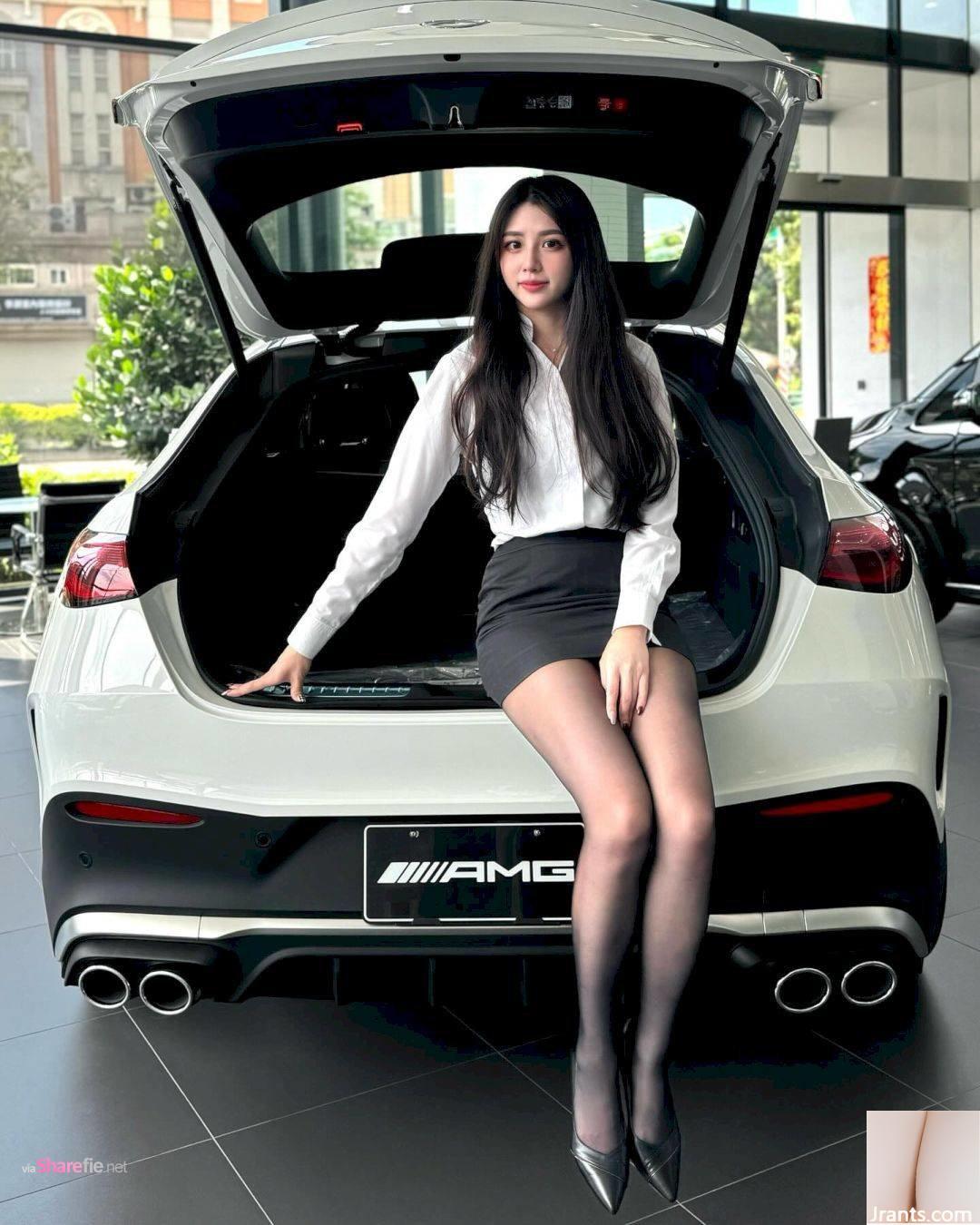 cô gái bán ô tô