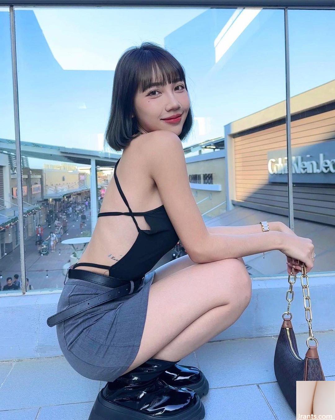 Hot girl tóc ngắn “Peng Peng Rourou” công khai khoe vóc dáng bụ bẫm, đường cong dữ dằn và vẻ ngoài quyến rũ (10P) - Ảnh 9