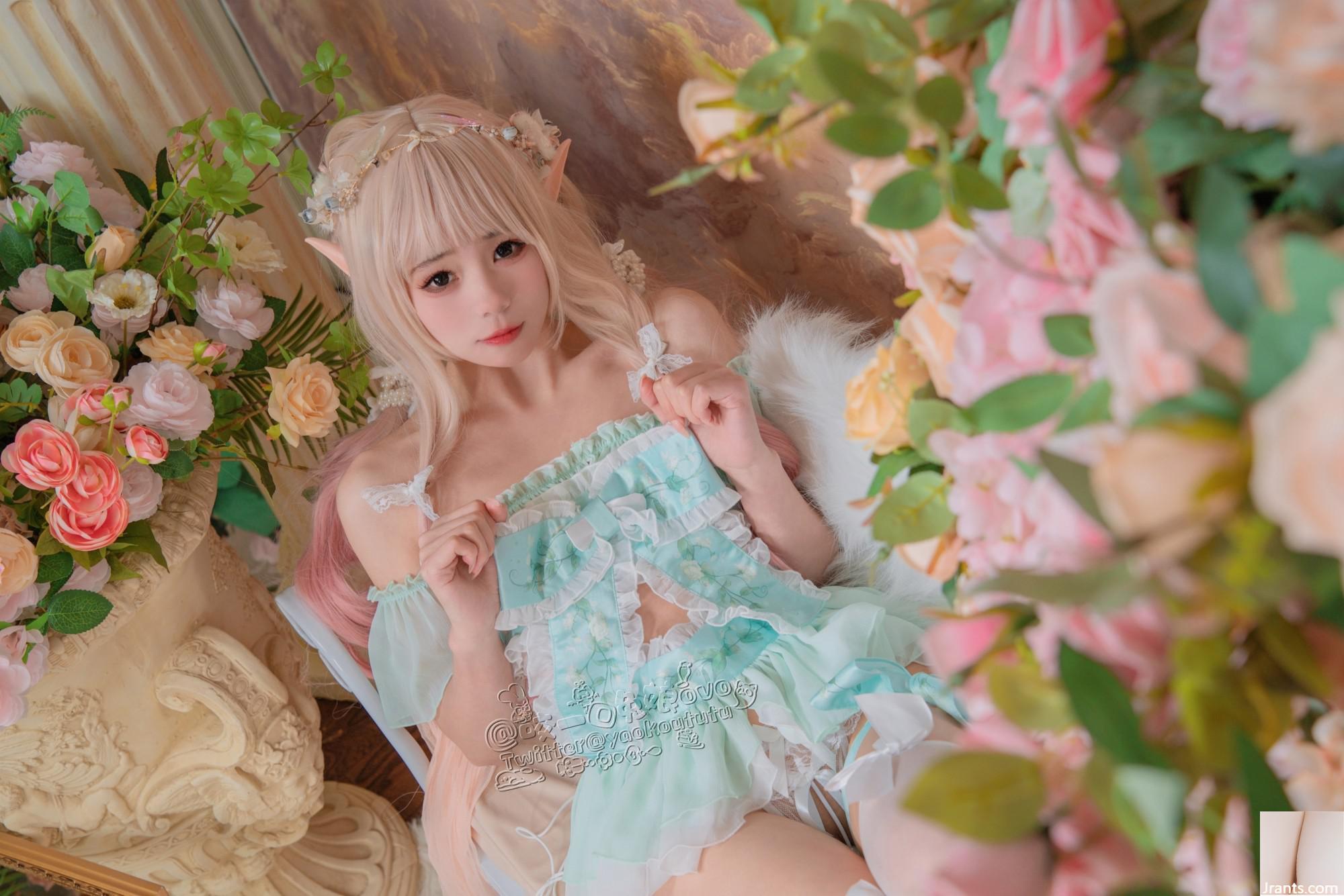 Hãy cắn một miếng cô gái thỏ ovo # Chú thỏ bánh bao dính – Phòng hoa bí mật của công chúa và hạt đậu (33P)