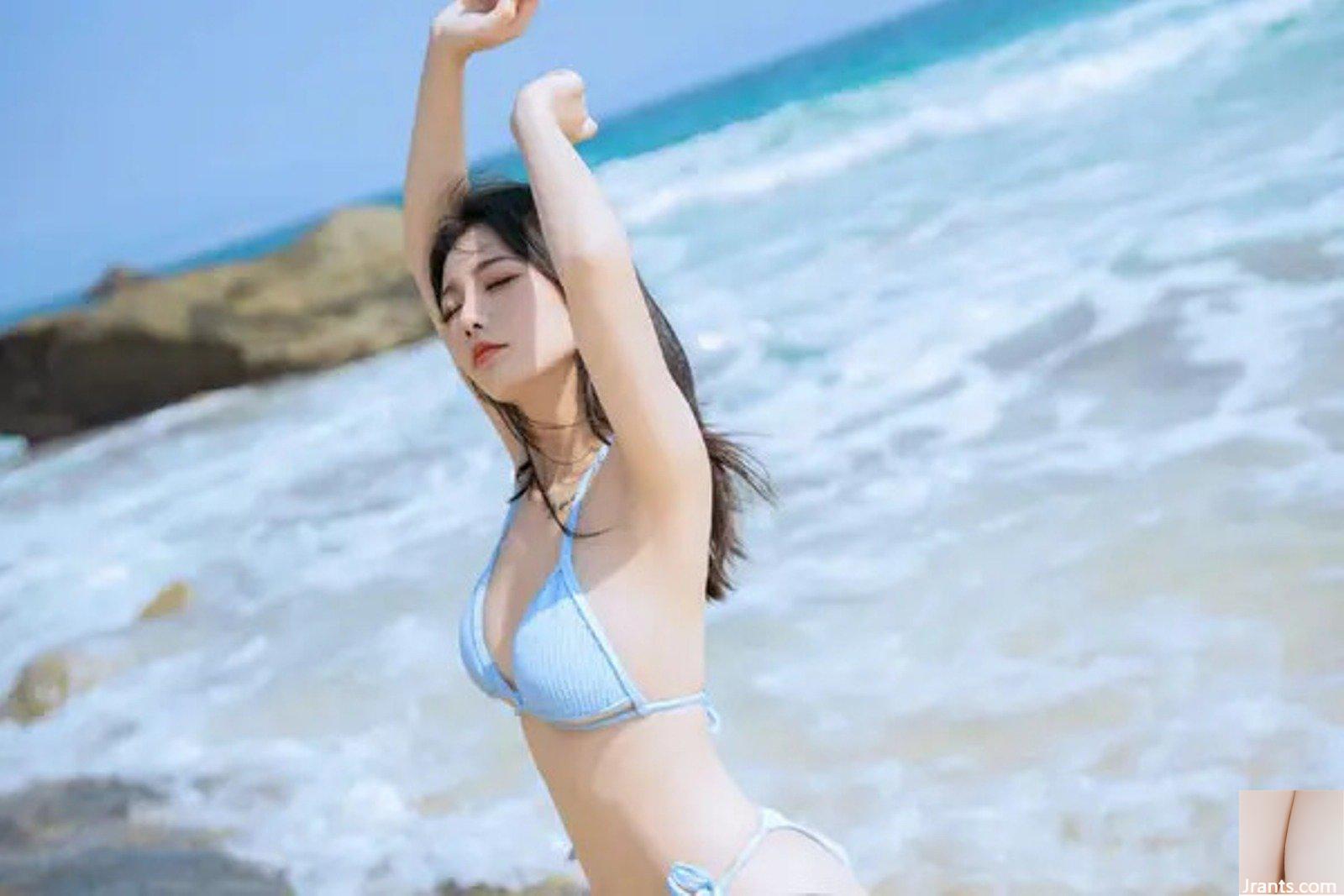 Người mẫu Trung Quốc Tao Liang A Zhai- “Blue Bikini” (68P) - Ảnh 23