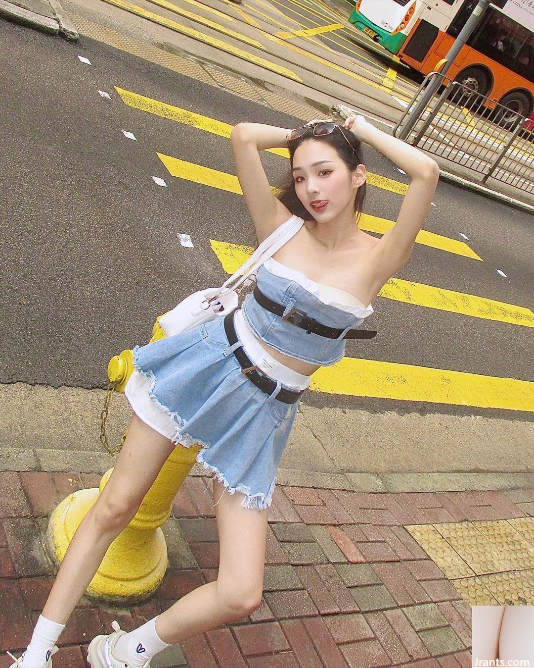 Cô nàng hoạt náo viên xinh đẹp “Yu Rong Rong Rong” mê mẩn những đường cong cơ thể cực đỉnh (10P) - Ảnh 4