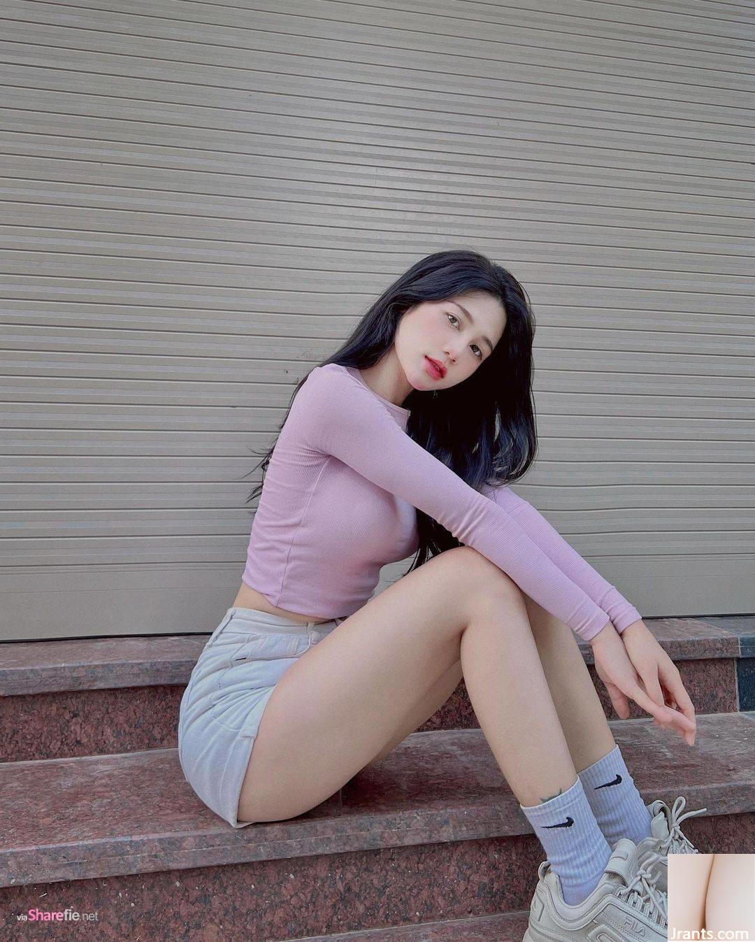 Cô gái cao ráo xinh đẹp với những đường cong cắt thấp hoàn hảo - Ảnh 13